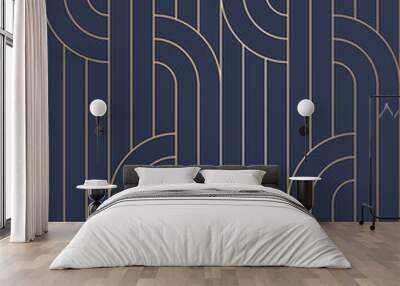 Seamless vector art deco pattern for surface design Wall mural