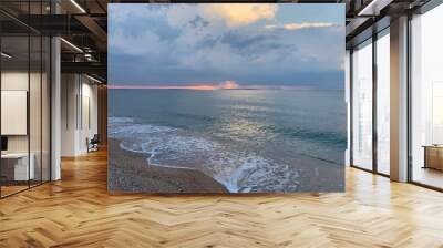 beach and sea Wall mural