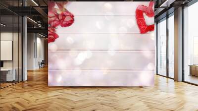 red roses valentine's day love background Wall mural