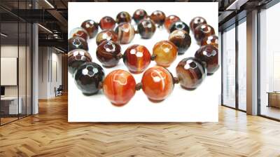 semiprecious sardonyx beads Wall mural