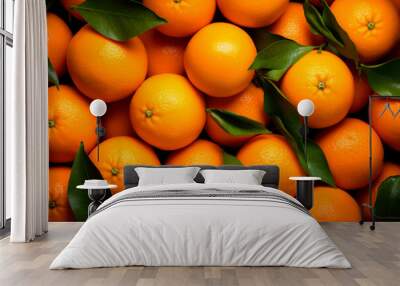 oranges close up background Wall mural