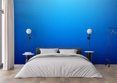 Abstract blue gradient background  Wall mural