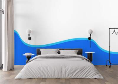 Separator header, modern divider shape for bottom of the page web site	 Wall mural