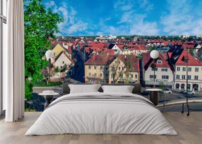 stadt aussicht Wall mural