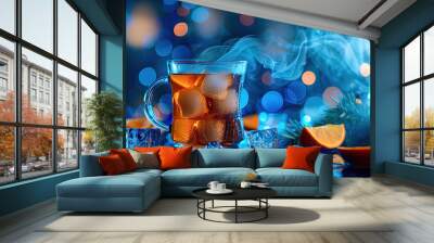 Iced Cup Tea Wall mural