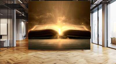 The Open Book Bible Wall mural