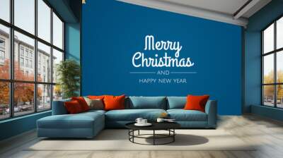 Merry Christmas sale banner template. Greeting card, banner, poster, header for website Wall mural