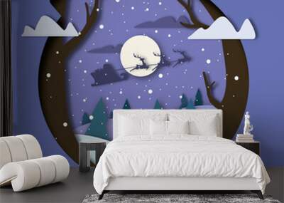 Merry Christmas Wall mural