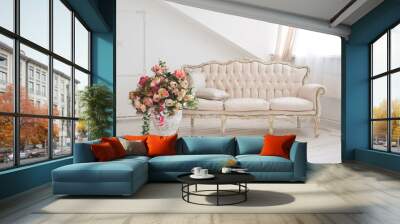 sofa in interior Wall mural