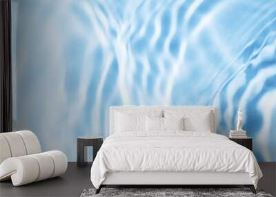 Background waves on the surface of the water on the sand. Wall mural