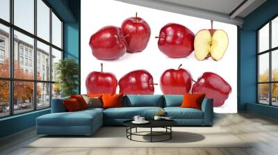 apple on white background Wall mural