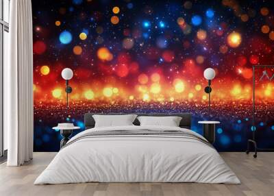 Shiny gold background Wall mural