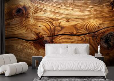 Unusual wood texture close up Wall mural