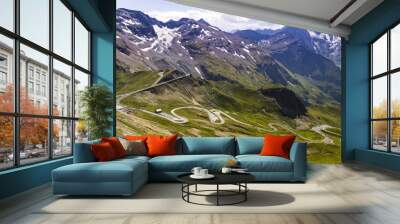 Grossglockner High Alpine Road . Austria. Europe Wall mural