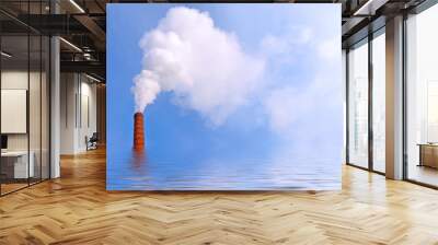 smoke on the water Wall mural