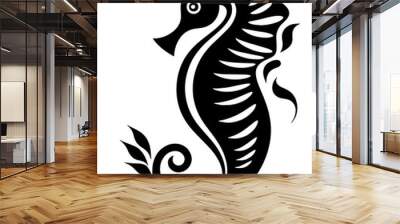 Seahorse Ocean Sea depth underwater Wall mural