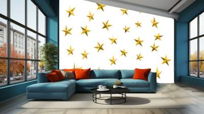 Abstract background from 3d stars isolated. Vector for your design. Wall mural