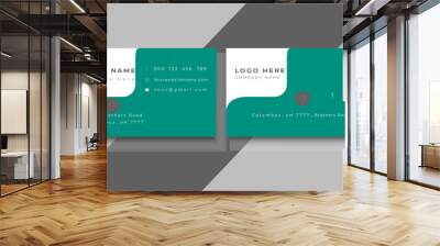 Business card concept. Busines card template. Creative Bussines Card Design - Vector
 Wall mural