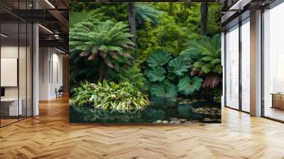 Tropical garden Wall mural