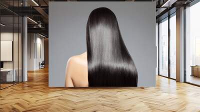 Long straight hair Wall mural