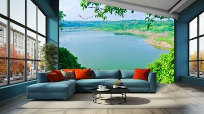 beautiful lake view Wall mural