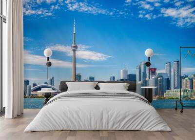 Skyline of Toronto in Canada Wall mural