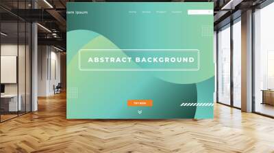 Abstract background design. Landing page template. Website template. Eps10 vector.
 Wall mural