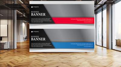 modern luxury Business header banner template. vector illustration Wall mural