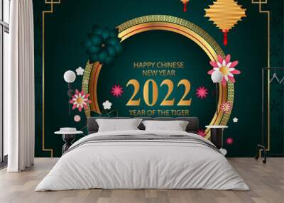 illustration vector graphic of Chinese New Year Wall mural