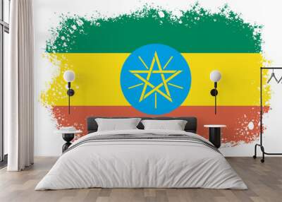 Ethiopia Country Flag Wall mural