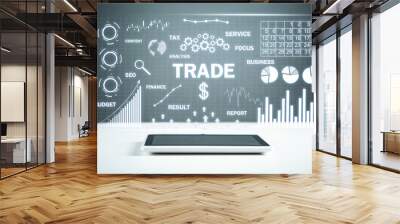 Concept of Trade. Finance and investment. Business concept Wall mural