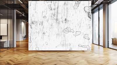 Dusts and scratches on transparent background (png image). Useful for design,  vintage film effects, and backgrounds Wall mural