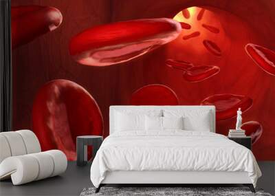 blood cells Wall mural