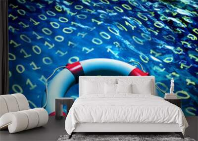 Data recovery Wall mural