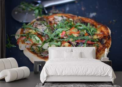 slice of pizza Wall mural