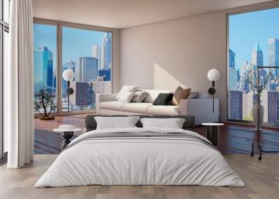 Big City Apartment Wall mural