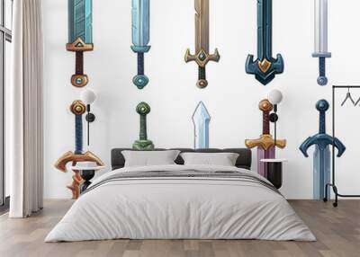 set of weapons Wall mural