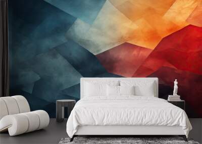 Structured abstract colored background with a soft finish. Wall mural