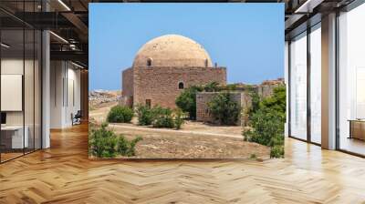 The Fortezza fortress in Rethymno on the Greek island of Crete Wall mural