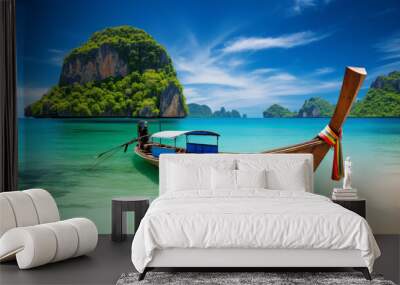 Tropical island in Thailand Wall mural