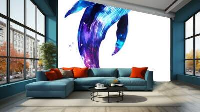 Watercolor Whale 2 Wall mural