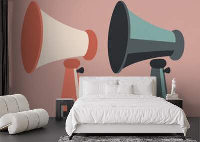 isolated megaphone icon. megaphone vector illustration. Wall mural