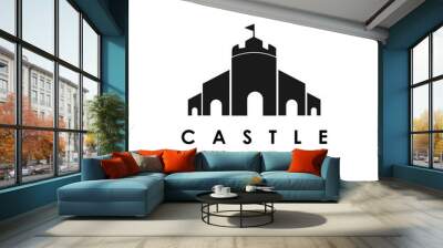 castle logo template Wall mural