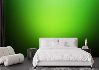 A solid green background with a subtle gradient from black at the edges to light green in the center. isolated on a solid green background. Illustrations
 Wall mural