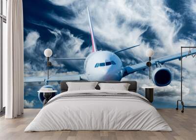 Passenger Airliner in the sky Wall mural