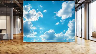 Beatiful sky with comolus clouds
 Wall mural