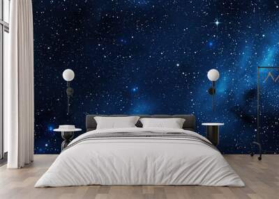 Perfect starry night sky background 
 Wall mural