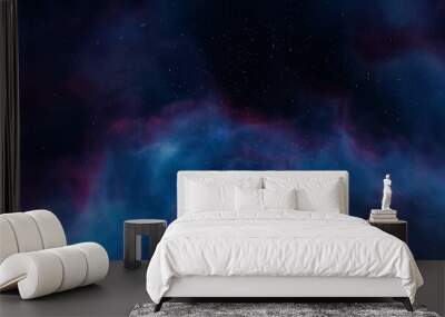 nebula gas cloud in deep outer space Wall mural