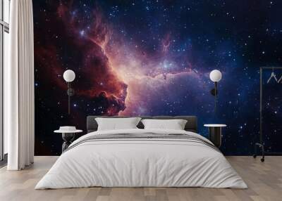 nebula gas cloud in deep outer space Wall mural