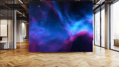 nebula gas cloud in deep outer space
 Wall mural